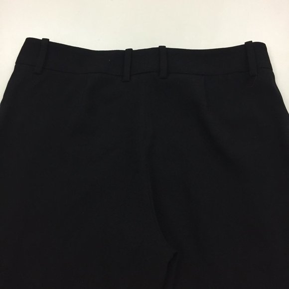 BABATON Black Japanese Fabric Button Hem Pleats Front Tapered Leg Dress Pants - Picture 8 of 9